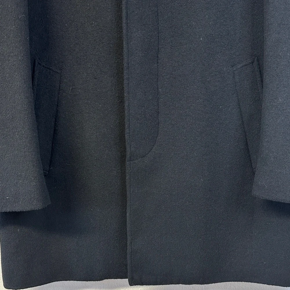 Lauren Ralph Lauren Men’s 40R Classic Fit Jake Wool Blend Black Overcoat